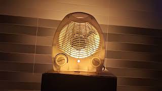 Fan Heater White Noise for Insomnia  Soothing ASMR for Deep Relaxation [upl. by Sudoeht]