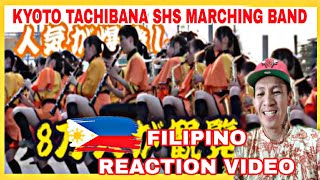 Kyoto tachibana SHS BAND  Visiting in Taiwan again 80000 people in attend REACTION VIDEO [upl. by Aztiray]