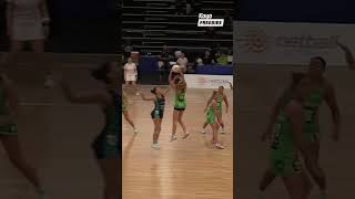 Putt with the intercept  Australian Netball Championships [upl. by Anidnamra]