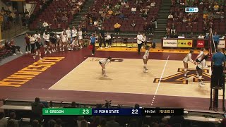 Flashback 2022 Oregon Rally vs Penn State  Oregon Volleyball [upl. by Adnohsat]