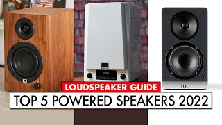 Top 5 Powered Speakers 2022 Mission vs Klipsch vs SVS vs ELAC [upl. by Petrick]