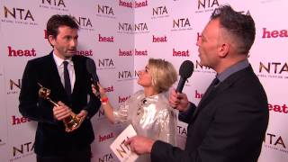 Backstage at the NTAs with David Tennant [upl. by Mira822]