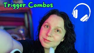 My Favorite Trigger Combos ASMR EartoEar [upl. by Timi]