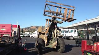 Pettibone MC6000RTL 6000 Capacity Military Forklift [upl. by Xuerd]