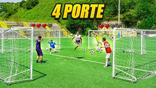 ⚽ il GIOCO DELLE 4 PORTE  Quanti gol riesci a fare in 1 minuto [upl. by Cline916]