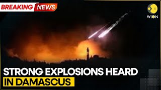 Israel Attacks Iran  Explosions Also Reported In Syrian Capital Damascus  Breaking News  WION [upl. by Ahsram]