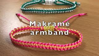 Makrame armband [upl. by Asserac]