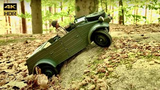 RocHobby Kubelwagen 112 Type 82  semi diff lock test [upl. by Anhavas360]