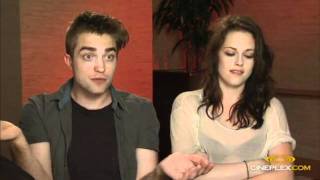 Robert Pattinson and Kristen Stewart Interview For Breaking Dawn Part 1 [upl. by Eniamert]