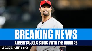 BREAKING Albert Pujols amp Dodgers Agree to Deal  CBS Sports HQ [upl. by Ilana769]