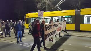 Dresden Demo 281122  TORWIRTSCHAFT das ORIGINAL [upl. by Yesnnyl]