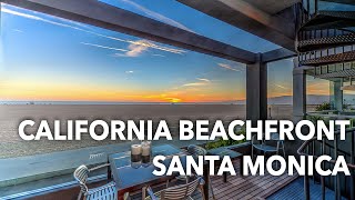 California Beachfront Home  1343 Palisades Beach Rd Santa Monica [upl. by Rothberg952]