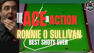 The Ace In Action 👈 30 Unbelievable Snooker Shots Of Ronnie O Sullivan snooker goat trending [upl. by Jaquenette]