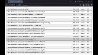 sitemap generator demonstration [upl. by Aleina274]