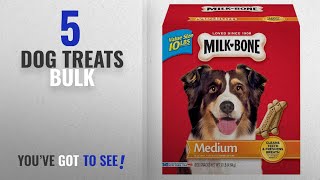 Top 5 Dog Treats Bulk 2018 Best Sellers MilkBone Original Dog Treats for Medium Dogs 10Pound [upl. by Adia349]