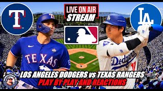 Los Angeles Dodgers vs Texas Rangers 🚨 LIVE Stream ⚾ MLB Watch Party [upl. by Ludly]