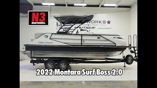 2022 Montara Surf Boss 23 20  Walk Through  N3 Boatworks [upl. by Petulah]