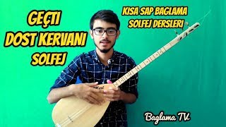 Geçti Dost Kervanı Solfej  Şu Karşı Yaylada Göç Kater Kater Kısa Sap Solfej ve En Kolay Saz Dersi [upl. by Livy942]