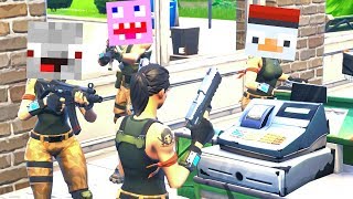 3 Noobs rauben einen Laden aus 😂 Alphastein in Fortnite Roleplay [upl. by Xavler]