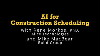 AI for construction scheduling [upl. by Anikas]