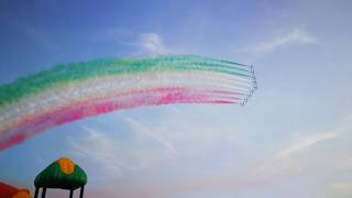 Italy JESOLO EUROPEAN AIR SHOW tricolori 2017 [upl. by Ellenid]