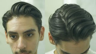 Tutorial PEINADO RELAJADO 2020  Peinado Para Hombre INSPIRADO EN LOS 90s  Cabello Medio Largo [upl. by Elset]