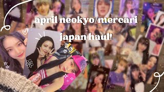 🍄 april neokyomercari japan kpop photocard haul  hauls 2 [upl. by Maggie]