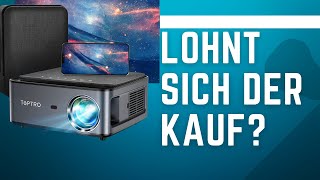 TOPTRO Beamer ► 9000 Lumen Full HD Beamer im Test  Erfahrungsbericht [upl. by Anaya]