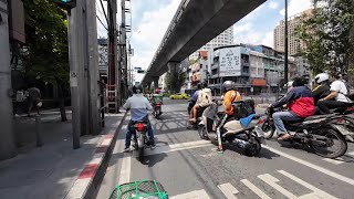 Sukhumvit Road starts from Big C On Nut to Central World Ratchaprasong Intersection [upl. by Valentijn799]