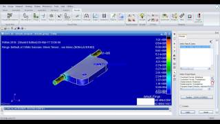 MSC Nastran Patran Tutorial Static Structural Analysis [upl. by Lesser]