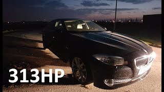 BMW 535d F10  engine sound  acceleration  fast night breaker [upl. by Webster694]