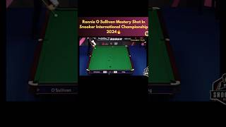 Ronnies Master Shot In Snooker International Championship 2024 2024 snooker ronnieosullivan [upl. by Ymmac]