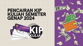 KAPAN PENCAIRAN KIP KULAH SEMETER GENAP 2024 [upl. by Panther259]