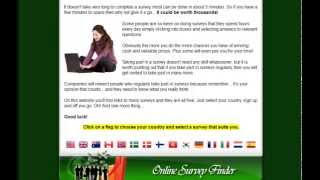 Paid Online Surveys  How To Make Money Doing Surveys Online [upl. by Bisset272]