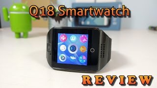 Q18 Smartwatch REVIEW [upl. by Yrrum]