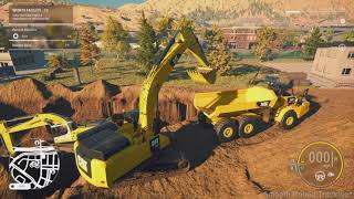 Construction Simulator 2022 Deep Excavation [upl. by Yelsew]