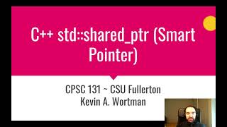 C stdsharedptr Smart Pointer [upl. by Michon]