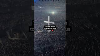 700000 People together for Jesus Christ christianworship hallelujah [upl. by Nosbig]