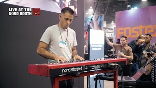 Nord at NAMM 2023 Vahagn Stepanyan [upl. by Nabatse]