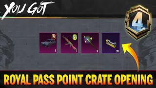 😍FREE A3 ROYAL PASS POINTS CRATE OPENING  I GOT SEASON 2 MASK ParasOfficialYT [upl. by Wheelwright]