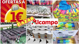 ALCAMPO 💶🛒🛍️ CAMPAÑA TODO 1€ BAZAR MUCHAS PLANTAS MENSJE LIBROS HOGAR Y MÁS Amunaysuscosas [upl. by Warrick]