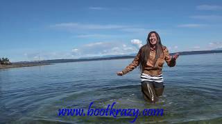 Bootkrazy Katherines Hip Waders Deep Freeze [upl. by Robbyn836]