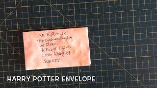 DIY Harry Potter Envelope [upl. by Moazami757]