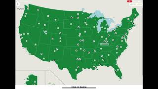 WR Seterra Mobile App  The US Cities Difficult Version in 151 [upl. by Kauffmann]