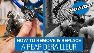 How to Remove and Replace a Rear Derailleur [upl. by Inesita]