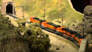 Tehachapi Pass  HO Scale  Part 1 [upl. by Lederer]