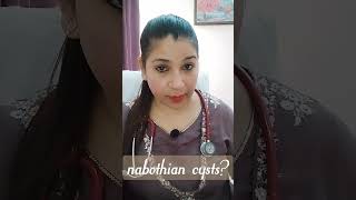 nabothian cysts क्या होती है ytshort trendingshorts womenshealth neet2023 trending shorts [upl. by Enyt458]