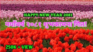 Nepali New year song 2081 naya barsa subhakamana song 2081  शुभकामना गित २०८१  new year song [upl. by Anegal988]