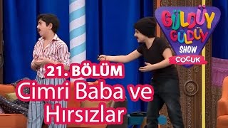 Güldüy Güldüy Show 21 Bölüm Cimri Baba ve Hırsızlar Skeci [upl. by Alyakam]