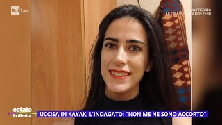 Cristina uccisa in kayak indagato un avvocato  Estate in diretta 12062024 [upl. by Laden]